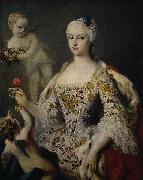 Jacopo Amigoni Portrait of the Infanta Maria Antonia Fernanda oil painting reproduction